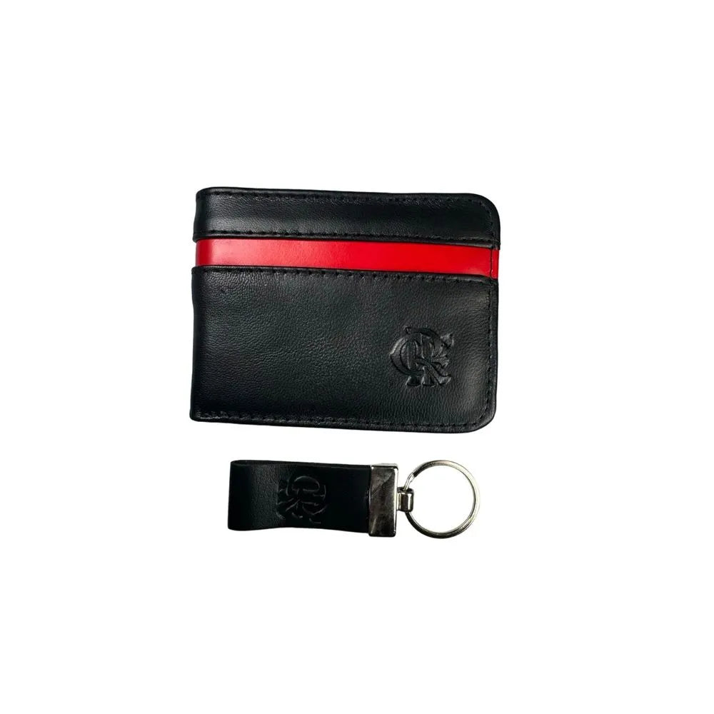 Kit Premium Flamengo Carteira e Chaveiro CRF - UN