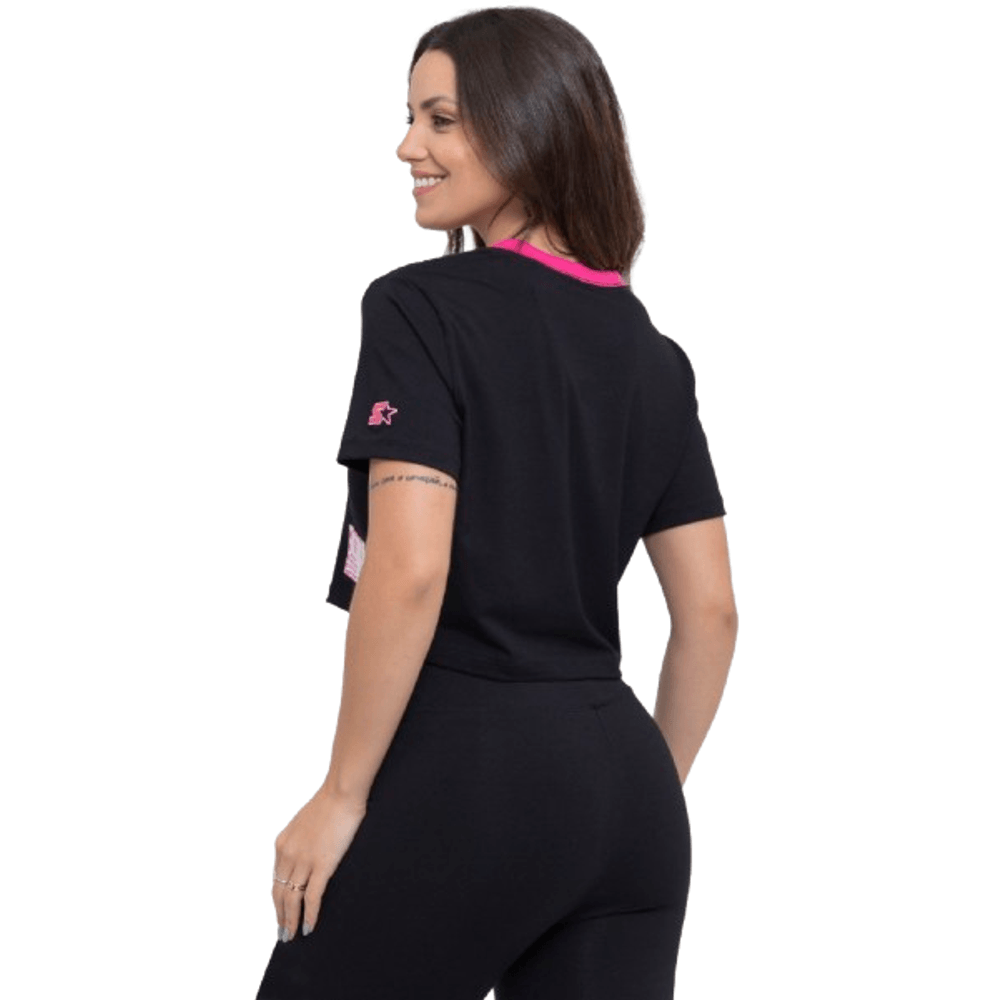 Cropped Flamengo Outubro Rosa Starter 2024