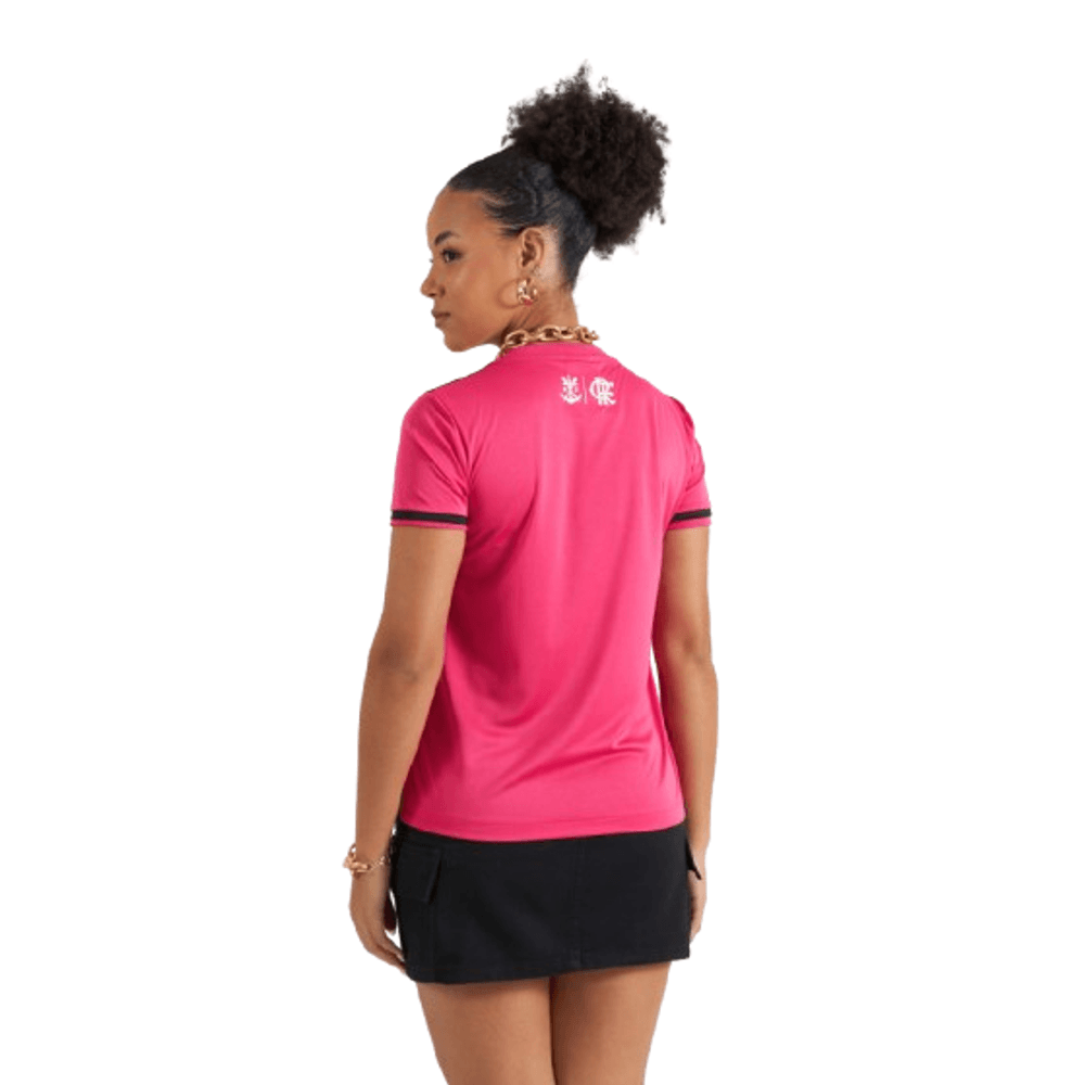 Camisa Flamengo Feminina Outubro Rosa Braziline 2024